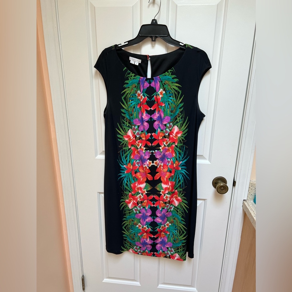 Ladies, short sleeve stretch dress